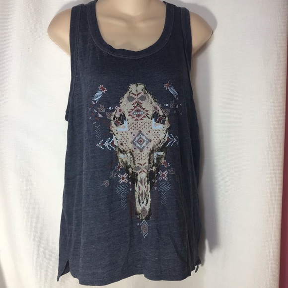 Chaser Tops - Chaser blue muscle tank medium